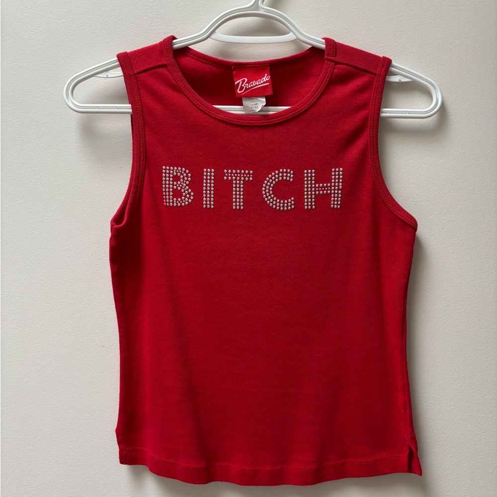 Bravado Elton John Rhinestone Tank